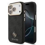 Apple iPhone 17 Pro Guess Orjinal Lisanslı 4G ve Yazı Logolu Kılıf + Ekran Koruyucu + Lens Koruyucu 3in1 Aksesuar Seti