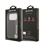 Apple iPhone 17 Pro Kılıf AMG Orjinal Lisanslı M-safe Şarj Özellikli IML Baskı Logolu Çift Katmanlı Bow Lines Kapak