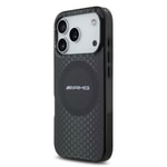 Apple iPhone 17 Pro Kılıf AMG Orjinal Lisanslı Çift Katmanlı Büyük Logolu Petek Desenli Kapak