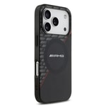 Apple iPhone 17 Pro Kılıf AMG Orjinal Lisanslı M-safe Şarj Özellikli Çift Katmanlı Kırmızı Çapraz Çizgili Kapak