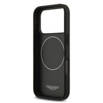 Apple iPhone 17 Pro Kılıf Aston Martin Orjinal Lisanslı M-safe Şarj Özellikli Karbon Fiber Kapak