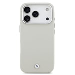 Apple iPhone 17 Pro Kılıf BMW Orjinal Lisanslı M-safe Şarj Özellikli Metal Logolu Tam Kaplama Deri Kapak
