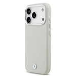 Apple iPhone 17 Pro Kılıf BMW Orjinal Lisanslı M-safe Şarj Özellikli Metal Logolu Tam Kaplama Deri Kapak