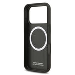 Apple iPhone 17 Pro Kılıf BMW Orjinal Lisanslı M-safe Şarj Özellikli Metal Logolu Delikli M Dizayn Deri Kapak