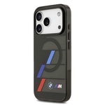 Apple iPhone 17 Pro Kılıf BMW Orjinal Lisanslı M-safe Şarj Özellikli IML Baskılı Üç Renkli M Dizayn Kapak