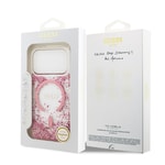 Apple iPhone 17 Pro Kılıf Guess Orjinal Lisanslı M-safe Şarj Özellikli Transparan Resin Bottom Kapak