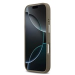 Apple iPhone 17 Pro Kılıf Guess Orjinal Lisanslı Grained 4G Metal Büyük Logolu Kapak