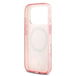 Apple iPhone 17 Pro Kılıf Guess Orjinal Lisanslı M-safe Şarj Özellikli Flower Tonal Circle Kapak