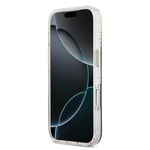 Apple iPhone 17 Pro Kılıf Guess Orjinal Lisanslı M-safe Şarj Özellikli 4G Desenli Simli Silikon Kapak