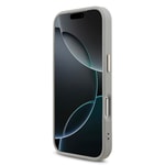 Apple iPhone 17 Pro Kılıf Guess Orjinal Lisanslı 4G Büyük Metal Kamera Çerçeveli ve Logolu Glitter Kapak