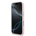 Apple iPhone 17 Pro Kılıf Guess Orjinal Lisanslı 4G Büyük Metal Kamera Çerçeveli PU Deri Resin Kapak