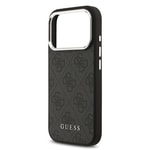 Apple iPhone 17 Pro Kılıf Guess Orjinal Lisanslı M-safe Şarj Özellikli 4G Klasik Yazı Logolu Kapak