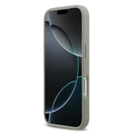 Apple iPhone 17 Pro Kılıf Guess Orjinal Lisanslı Taşlı Arka Yüzey Üçgen Logolu Kapak