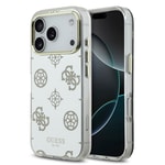Apple iPhone 17 Pro Kılıf Guess Orjinal Lisanslı Metal Kamera Çerçeveli Simli Aynalı Kapak