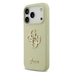 Apple iPhone 17 Pro Kılıf Guess Orjinal Lisanslı Grained Yazı Logolu Kapak