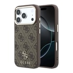 Apple iPhone 17 Pro Kılıf Guess Orjinal Lisanslı M-safe Şarj Özellikli Small 4G Classic Logolu Kapak