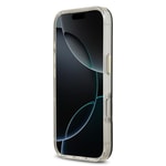 Apple iPhone 17 Pro Kılıf Guess Orjinal Lisanslı Metal Kamera Çerçeveli Simli Aynalı Kapak