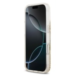 Apple iPhone 17 Pro Kılıf Guess Orjinal Lisanslı M-safe Şarj Özellikli Transparan Resin Bottom Kapak
