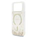 Apple iPhone 17 Pro Kılıf Guess Orjinal Lisanslı M-safe Şarj Özellikli Transparan Resin Bottom Kapak