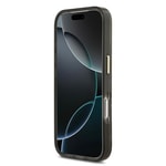 Apple iPhone 17 Pro Kılıf Guess Orjinal Lisanslı M-safe Şarj Özellikli Yazı Logolu Python Desenli Kapak