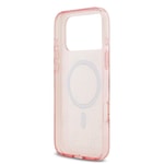 Apple iPhone 17 Pro Kılıf Guess Orjinal Lisanslı M-safe Şarj Özellikli IML Baskılı Klasik Logolu 4G Desenli Kapak