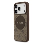 Apple iPhone 17 Pro Kılıf Guess Orjinal Lisanslı M-safe Şarj Özellikli Yazı Logolu Circle Classic Kapak