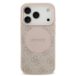 Apple iPhone 17 Pro Kılıf Guess Orjinal Lisanslı M-safe Şarj Özellikli Yazı Logolu Circle Classic Kapak