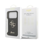Apple iPhone 17 Pro Kılıf Guess Orjinal Lisanslı Grained Yazı Logolu Kapak