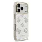 Apple iPhone 17 Pro Kılıf Guess Orjinal Lisanslı Metal Kamera Çerçeveli Simli Aynalı Kapak