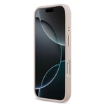 Apple iPhone 17 Pro Kılıf Guess Orjinal Lisanslı M-safe Şarj Özellikli Gold Metal Kamera Çerçeveli Taşlı 4G Logolu Kapak