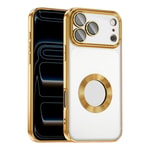 Apple iPhone 17 Pro Kılıf Kamera Korumalı Logo Gösteren Zore Omega Kapak