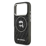 Apple iPhone 17 Pro Kılıf Karl Lagerfeld Orjinal Lisanslı IML Baskılı KL Heads Kapak