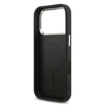 Apple iPhone 17 Pro Kılıf Karl Lagerfeld Orjinal Lisanslı M-safe Şarj Özellikli Metal Kamera ve Buton Tasarımlı Choupette PU Deri Kapak
