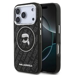 Apple iPhone 17 Pro Kılıf Karl Lagerfeld Orjinal Lisanslı IML Baskılı KL Heads Kapak