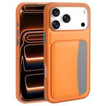 Apple iPhone 17 Pro Kılıf Kartlıklı Zore X-Kart Silikon Kapak