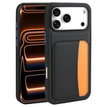 Apple iPhone 17 Pro Kılıf Kartlıklı Zore X-Kart Silikon Kapak
