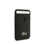Apple iPhone 17 Pro Kılıf Lacoste Orjinal Lisanslı M-safe Şarj Özellikli PU Pike Desenli Metal Logolu Kartlıklı Kapak