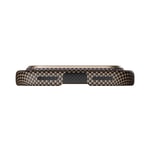 Apple iPhone 17 Pro Kılıf M-safe Şarj Özellikli Aramid Fiber Pitaka Tactile Woven Sunset-Moonrise Serisi Kapak