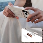 Apple iPhone 17 Pro Kılıf M-Safe Şarj Özellikli Standlı Udemos İndependence Serisi Kapak