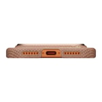 Apple iPhone 17 Pro Kılıf M-safe Şarj Özellikli Aramid Fiber Pitaka Glints of Gold Ultra Slim Serisi Kapak