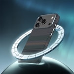 Apple iPhone 17 Pro Kılıf M-safe Şarj Özellikli Karbon Fiber Tasarımlı Benks Aurora ArmorPro Kevlar Kapak