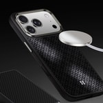 Apple iPhone 17 Pro Kılıf M-Safe Şarj Özellikli Benks ArmorPro ArmorGrid Serisi Kevlar Kapak