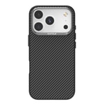 Apple iPhone 17 Pro Kılıf M-safe Şarj Özellikli 600D Metal Kamera Çerçeveli Raptic Aramid Fiber Serisi Kapak