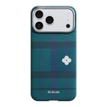 Apple iPhone 17 Pro Kılıf M-safe Şarj Özellikli Aramid Fiber Pitaka Flora in Grid Serisi Kapak