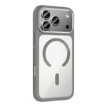 Apple iPhone 17 Pro Kılıf M-Safe Şarj Özellikli Metal Kamera Çerçeveli Zore Tiko Kapak