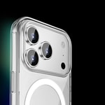Apple iPhone 17 Pro Kılıf M-safe Şarj Özellikli Transparan Sert PC Wlons Pita Kapak