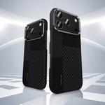 Apple iPhone 17 Pro Kılıf M-safe Şarj Özellikli Karbon Fiber Benks Montage ArmorAir Kevlar Kapak