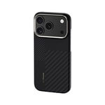 Apple iPhone 17 Pro Kılıf M-safe Şarj Özellikli Karbon Fiber Benks Montage ArmorAir Kevlar Kapak