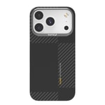 Apple iPhone 17 Pro Kılıf M-safe Şarj Özellikli 600D Metal Kamera Çerçeveli Raptic Aramid Fiber Geotik Serisi Kapak