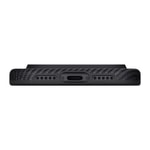 Apple iPhone 17 Pro Kılıf M-safe Şarj Özellikli Aramid Fiber Pitaka Military-Grade Classic Serisi Black-Grey Twill Kapak